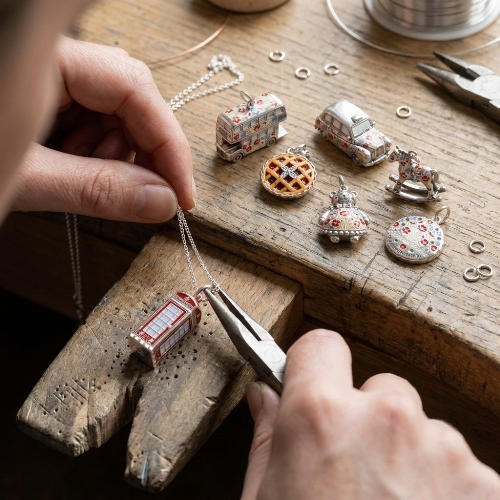 Cute Stainless Steel Cartoon P - Jewelry Making London 评论和价格