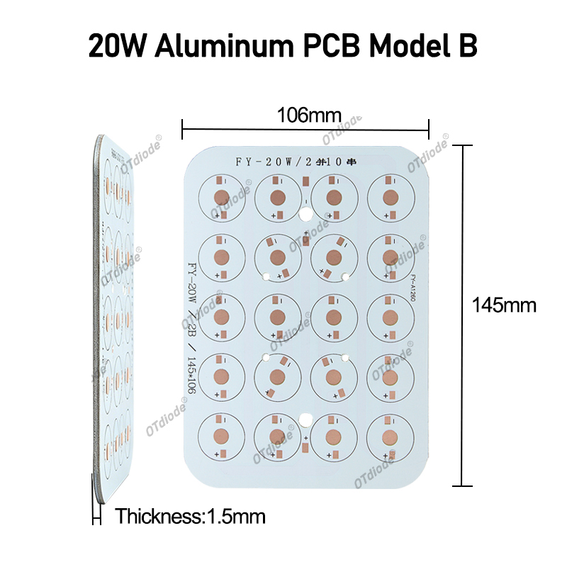 LED Aluminum Base Plate PCB Bo - Jewelry Making Board 评论和价格