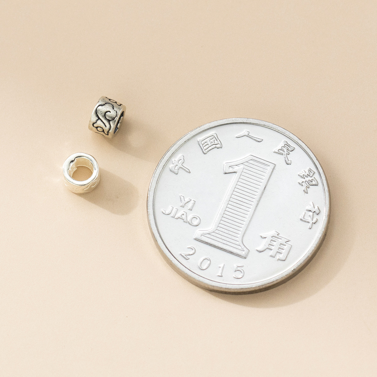 925 Silver Cloud Large Hole Be - Jewelry Making In La 评论和价格