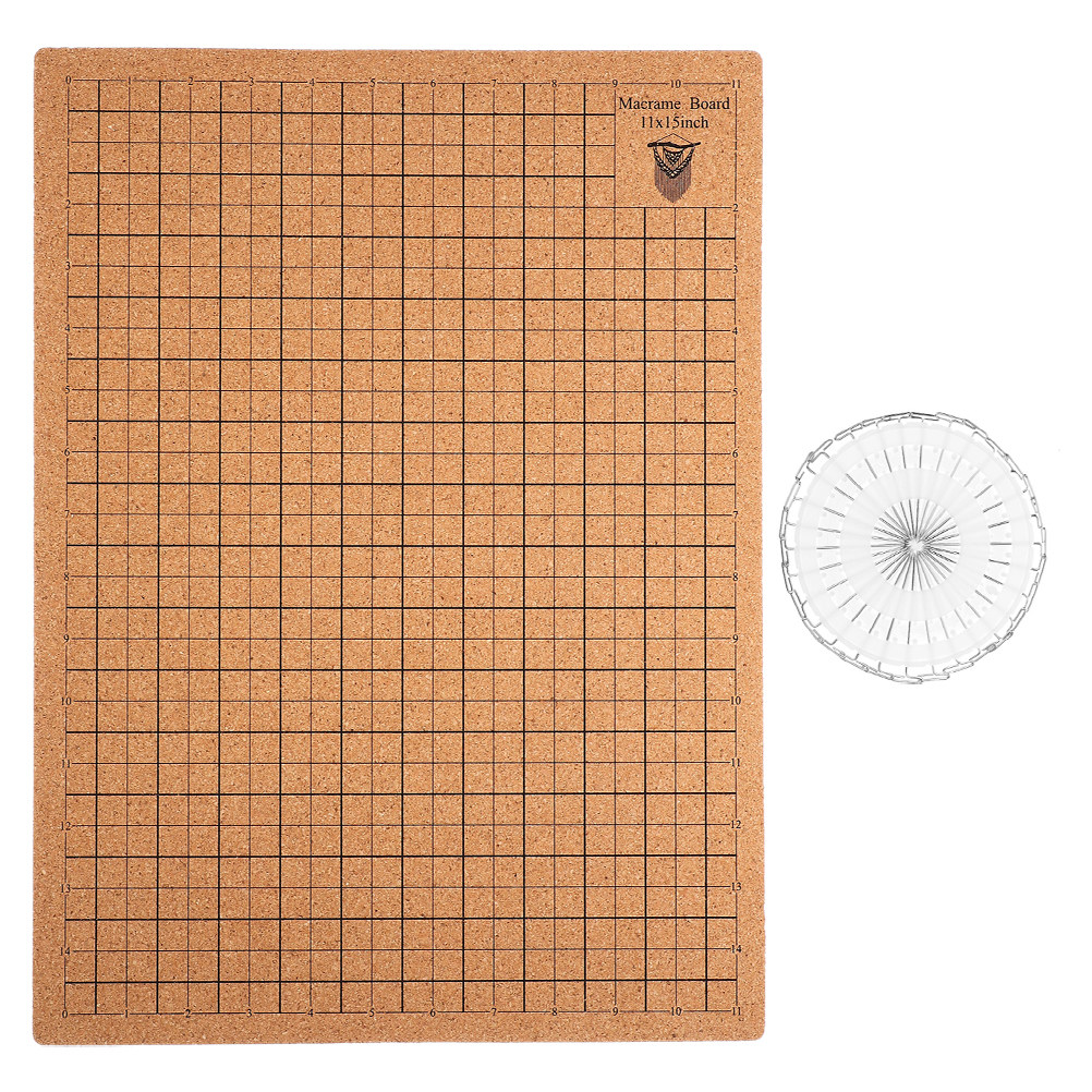 Cork Macrame Board with Grid P - Jewelry Making Board 评论和价格