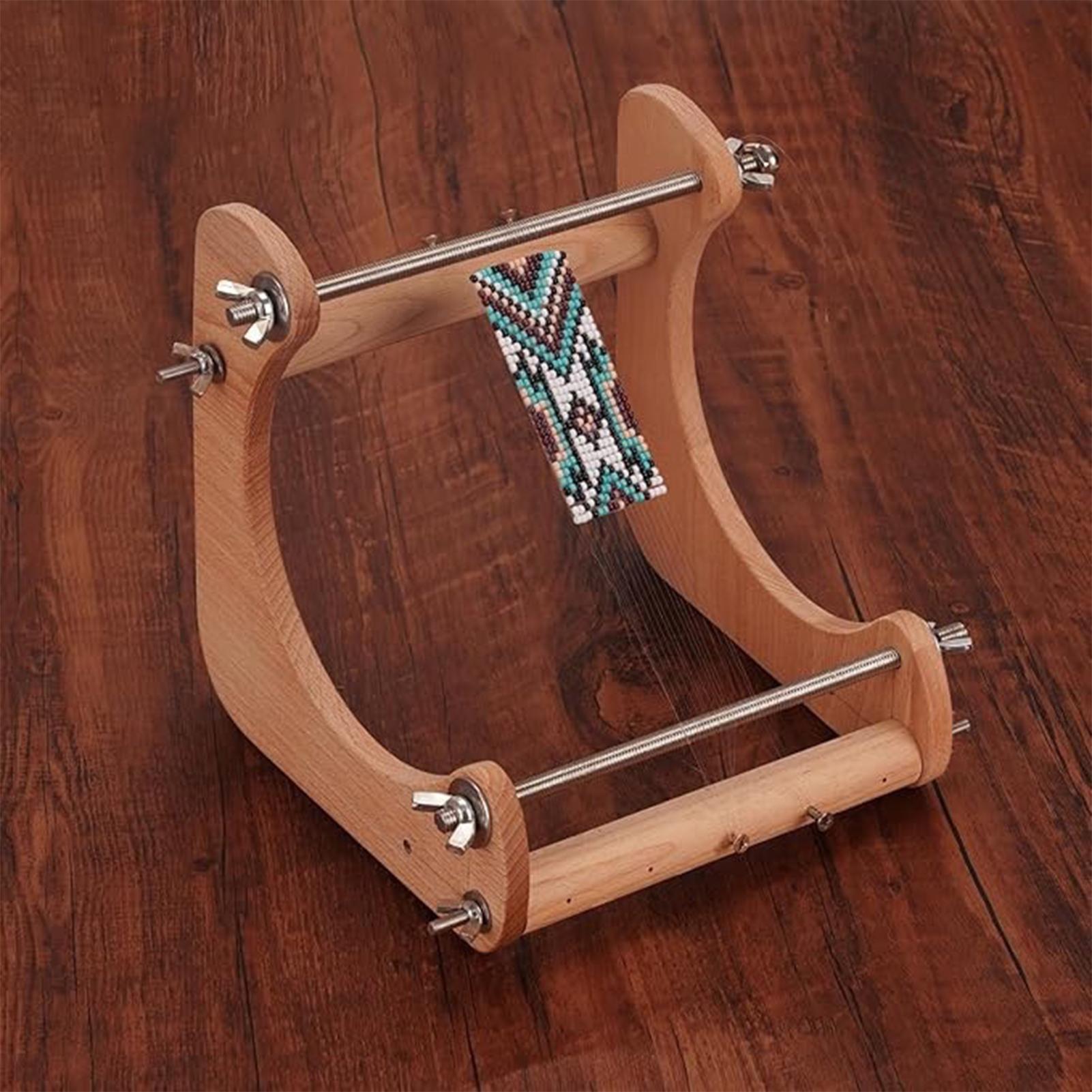 Wood Beading Loom Adjustable V - Jewelry Making Machines 评论和价格