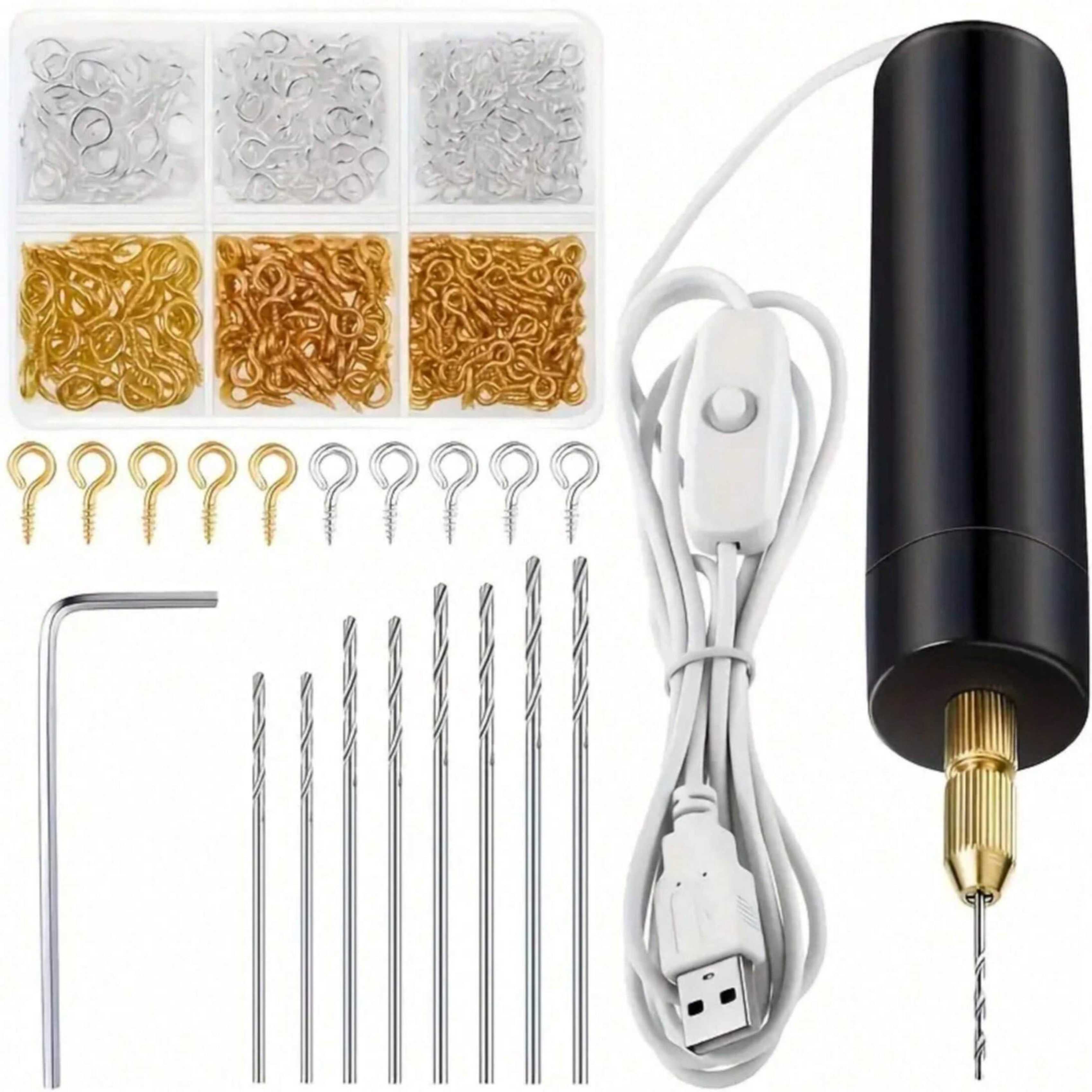 【Mini Electric Drill Set】10Pcs - Jewelry Making Drill 评论和价格