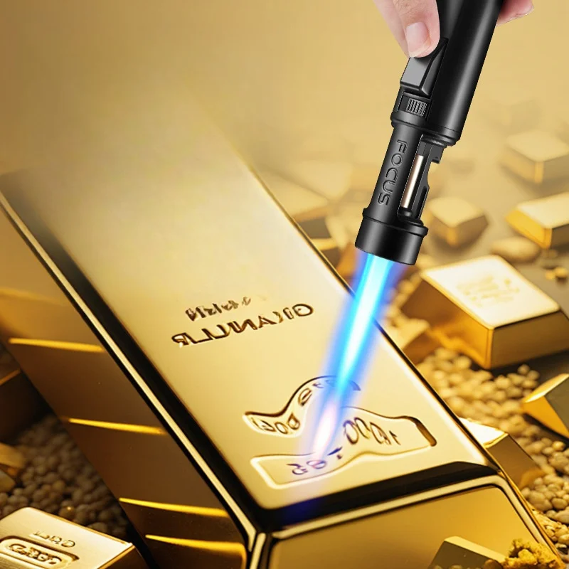 New Metal Windproof Blue Torch - Jewelry Making Torch 评论和价格