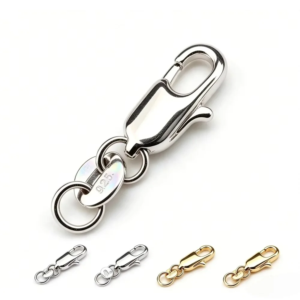 20PCS Silver Plated Universal  - Lobster Clasp Silver 评论和价格