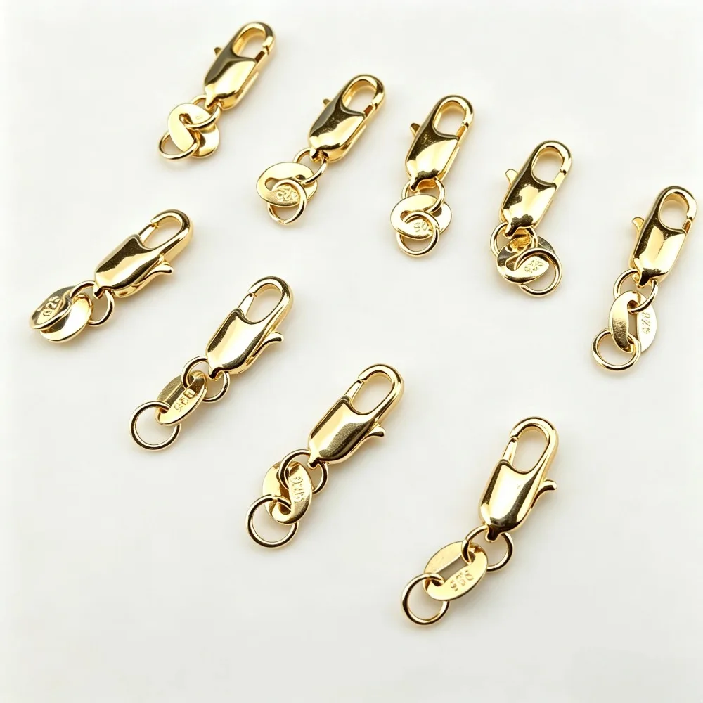 20PCS Silver Plated Universal  - Lobster Clasp Silver 评论和价格