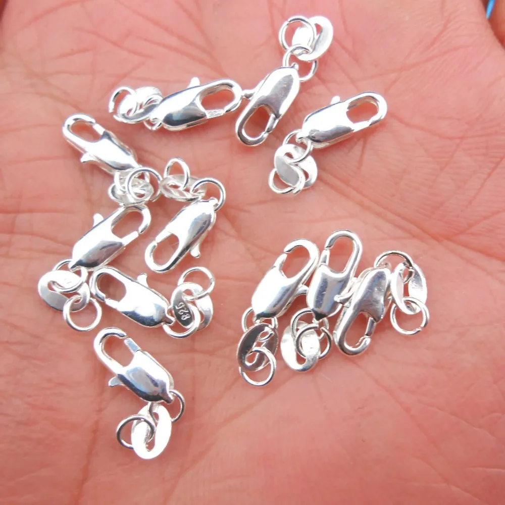 20PCS Silver Plated Universal  - Lobster Clasp Silver 评论和价格