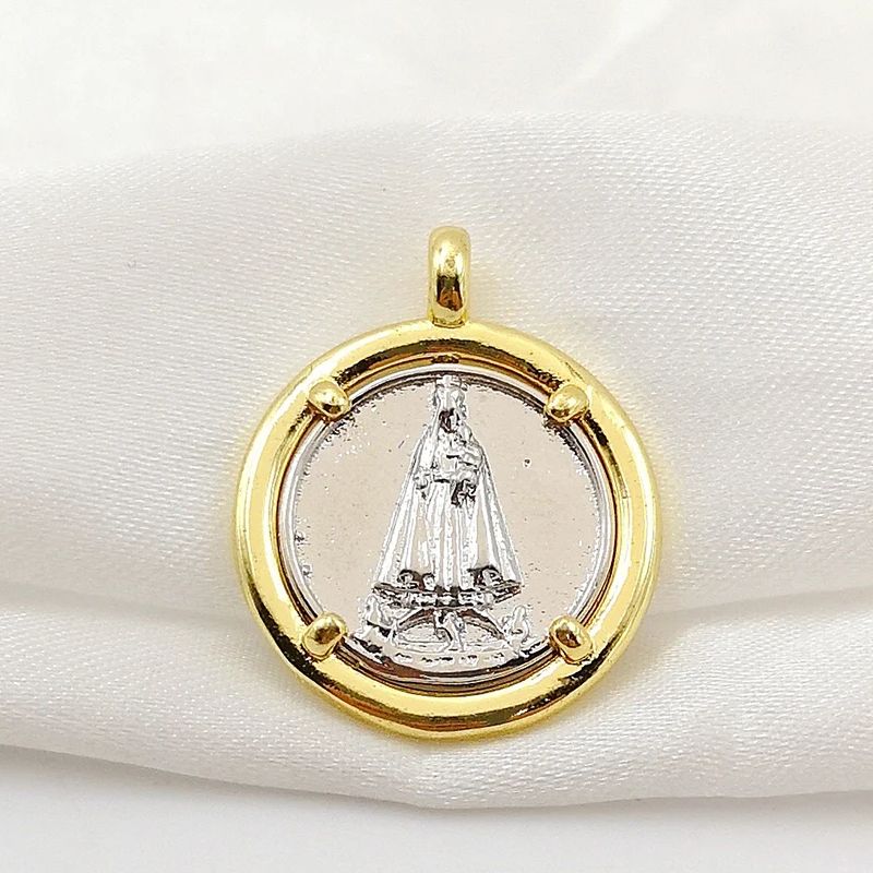 Gold Plated Our Lady of Fatima - Jewelry Making In La 评论和价格